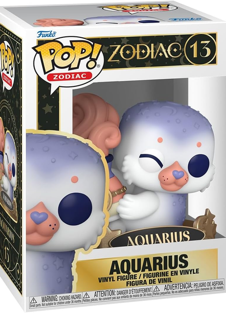 Funko Pop ! Zodiac (13) Aquarius - Vinyl Figure Statuetta Acquario Collezione Vinile (Gen)