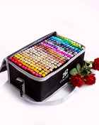 262pz Pennarelli Artistici, Penne da Disegno a Doppia Testa per Artisti Adulti che Schizzano, Disegni Veloci, Colorazione, Evidenziazione, Illustrazioni, Design di Anime, Schizzi d'Arte