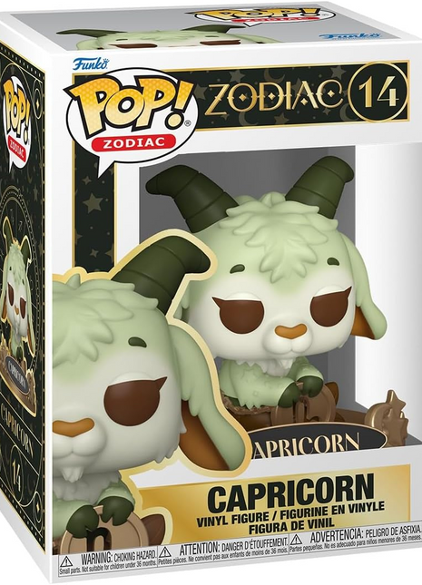 Funko Pop ! Zodiac (14) Capricon- Vinyl Figure Statuetta Capricorno Collezione Vinile (Dic)
