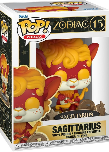 Funko Pop ! Zodiac (15) Sagittarius - Vinyl Figure Statuetta Sagittario Collezione (Nov)