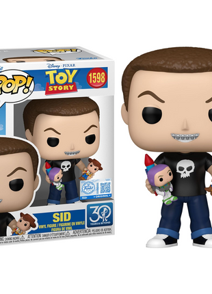 Funko Pop ! Disney Pixar - Toy Story - (1598) Sid - Vinyl Figure Statuetta 10cm