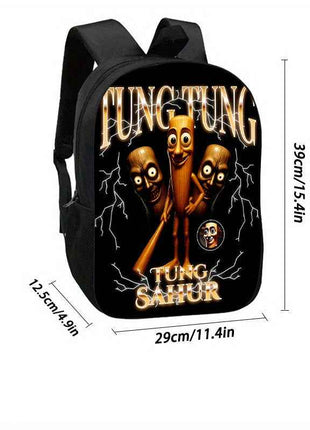 3 Pezzi Set Zaini Unisex, Stile Fashion con Cinghia Regolabile e Chiusura a Zipper, Completo di Zaino, Borsa a Tracolla e Astuccio per Matite, Design per Scuola, Viaggi e Campeggio