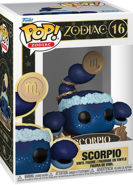 Funko Pop ! Zodiac (16) Scorpio - Vinyl Figure Statuetta Scorpione Collezione (Oct)
