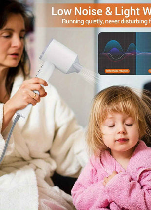 Blow Dryer for Fast Dry, Negative Ionic Hair Dryer, Magnetic Nozzle LED Display, Portable Hair Dryer for Home SalonProfessional Hair Dryer Blow Dryer with Diffuser Valentine's Day Gifts