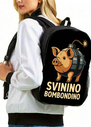 Set di 3 pezzi di Tralalero Tralala&Italian Brainrot, zaino a fumetti di grande capacità, 1*borsa per il pranzo, 1*penne, perfetto per regali di vacanza o compleanno, per la quotidiana andata al lavoro