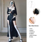 Xxl / A complete set of slimming and mature nun cosplay costumes