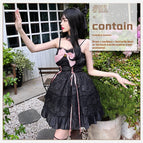 Black Three-piece Set / Free Size