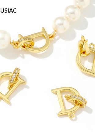 18K Gold Plated Bracelet Clasps DIY Jewelry Findings - Riparo82