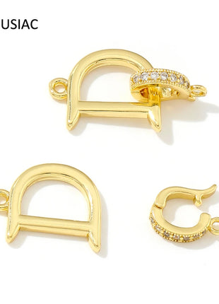 18K Gold Plated Bracelet Clasps DIY Jewelry Findings - Riparo82
