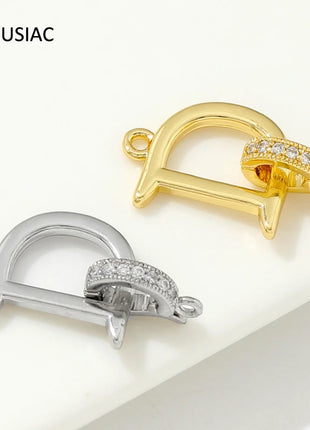 18K Gold Plated Bracelet Clasps DIY Jewelry Findings - Riparo82