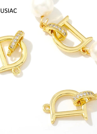 18K Gold Plated Bracelet Clasps DIY Jewelry Findings - Riparo82