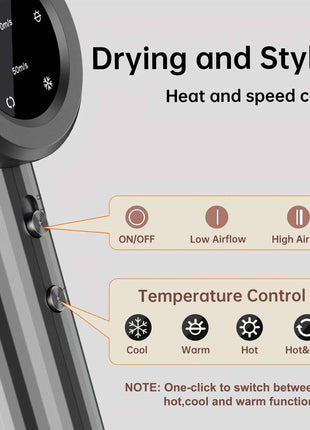 Hair Dryer -110000 Rpm High-Speed Hair Dryer, Brushless Motor And Negative Ion Technology for Fast Drying, 1400W Portable Hair Dryer Suitable for Family And Travel Holiday Gifts