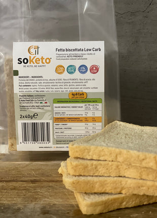 Fette Biscottate Keto Low Carb 0% di zuccheri