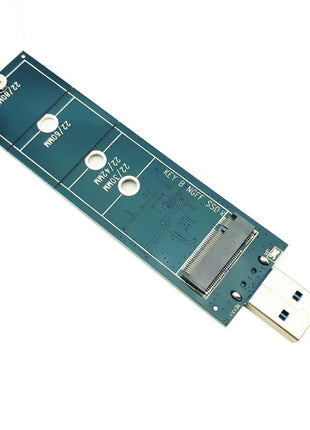 1PCS M.2 to USB Adapter B Key M.2 SSD Adapter USB 3.0 No Cable Needed USB to 2280 M2 SSD Drive Adapter NGFF Converter SSD Reader - Riparo82