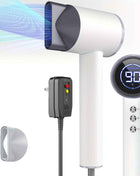 Blow Dryer for Fast Dry, Negative Ionic Hair Dryer, Magnetic Nozzle LED Display, Portable Hair Dryer for Home SalonProfessional Hair Dryer Blow Dryer with Diffuser Valentine's Day Gifts