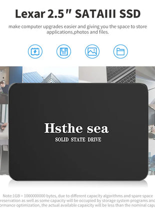 2.5" Inch SATA III 3.0 SSD 128GB 256GB 512GB 1TB Internal Solid State Drive 6Gbps 550MB/S Speed Hard Disk for PC Laptop Desktops - Riparo82