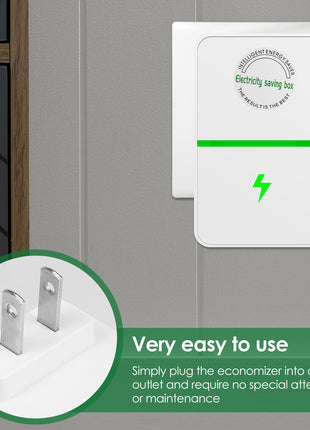 2-piece power saver combo placed beside user manual