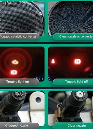 200ML for Powerful Engine Catalytic Converter Cleaner Car Fuel Treasure Gasoline Additive Engine Carbon Remove Car Cleaner - Riparo82