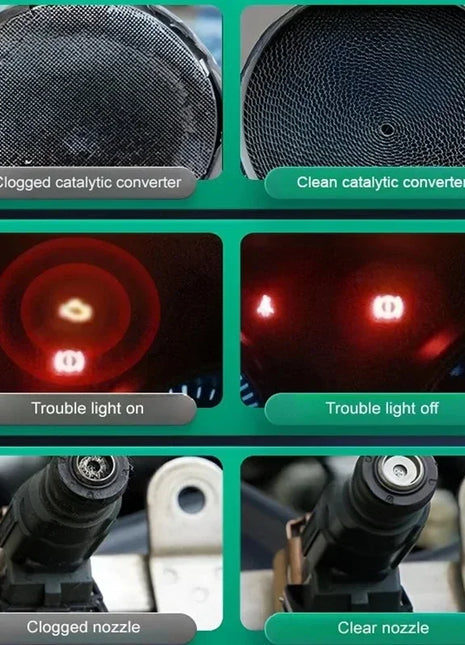 200ML for Powerful Engine Catalytic Converter Cleaner Car Fuel Treasure Gasoline Additive Engine Carbon Remove Car Cleaner - Riparo82