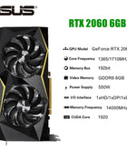 2024 Used ASUS RTX 2060 Super 6GB 8GB 12GB GDDR6 192bit Video Cards GPU Graphic Card RTX2060 - Riparo82