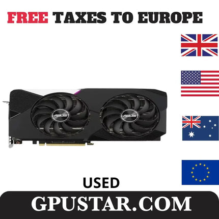 2024 Used ASUS RTX 3070 8GB GDDR6 Graphic Card 256bit Video Cards GPU RTX3070 8G PCI Express 4.0 16X - Riparo82