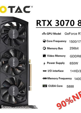 2024 ZOTAC RTX 3070 RTX 3070 8GB Video Cards GPU rtx 3070 8GB X-Gaming GeForce Gaming OC Graphics Card Desktop PC Computer Game - Riparo82