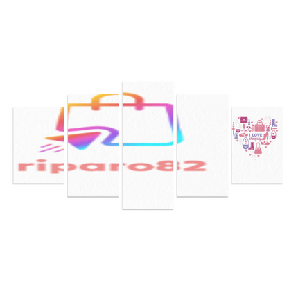 Canvas 5 Pannelli Medium Telaio Canvas 5 Pannelli Medium Telaio - Riparo82