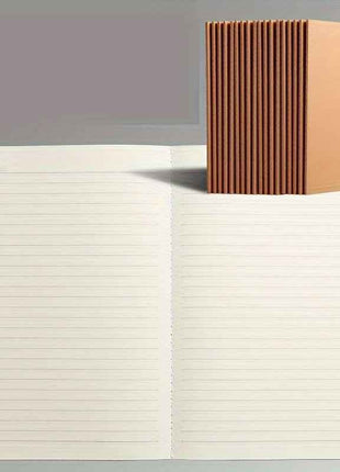 Set di 12 quaderni con copertina in carta kraft - Set di quaderni assortiti in formato A4, A5, B5 per studenti, con pagine a righe, forniture scolastiche, cancelleria da ufficio, blocchi per appunti dal design semplice