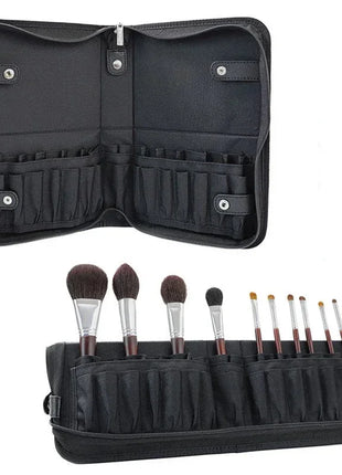 29/23 Holes Foldable Makeup Brush Bag Women Makeup Brush Tools Bag Organizer Travel Powder Cosmetic Sets Toiletry Case Holder - Riparo82