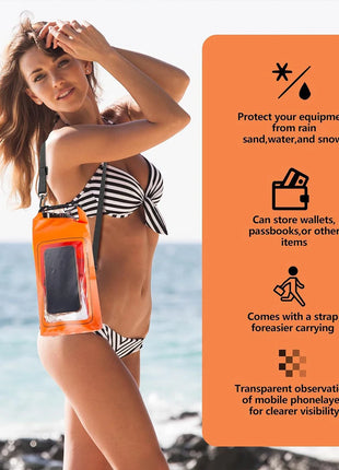 2L Dry Bag Touch Screen Waterproof Bags For Trekking Drifting Rafting Surfing kayak Outdoor Sports Bags .-zmt - Riparo82