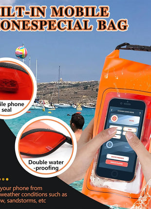 2L Dry Bag Touch Screen Waterproof Bags For Trekking Drifting Rafting Surfing kayak Outdoor Sports Bags .-zmt - Riparo82