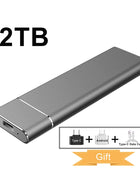 2TB External Hard Drive Pendrive USB 3.1 Notebook Mobile Solid State SSD Nmve M2 Mini Hard Disk Portable SSD Sata 1TB For Laptop - Riparo82