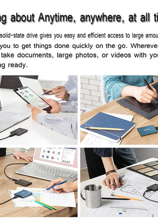 2TB External Hard Drive Pendrive USB 3.1 Notebook Mobile Solid State SSD Nmve M2 Mini Hard Disk Portable SSD Sata 1TB For Laptop - Riparo82