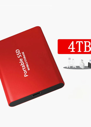2TB External Hard Drive Pendrive USB 3.1 Notebook Mobile Solid State SSD Nmve M2 Mini Hard Disk Portable SSD Sata 1TB For Laptop - Riparo82