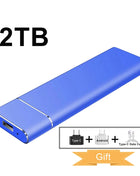 2TB External Hard Drive Pendrive USB 3.1 Notebook Mobile Solid State SSD Nmve M2 Mini Hard Disk Portable SSD Sata 1TB For Laptop - Riparo82