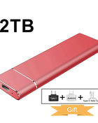 2TB External Hard Drive Pendrive USB 3.1 Notebook Mobile Solid State SSD Nmve M2 Mini Hard Disk Portable SSD Sata 1TB For Laptop - Riparo82