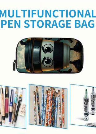 3pcs Zaino Cappuccino Assassino (Italian Brainrot) Borsa Pranzo Portapenne Donna Solido Lavabile per Regali Stile Retro, Ideale per la Scuola e Escursioni – Trolley per Matite