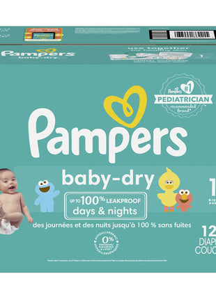 Pampers Pampers Baby-Dry Diapers Size 1 120 Count 120 Count - Riparo82
