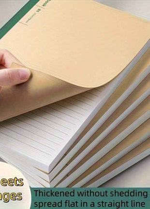 10 Quaderni in Carta Kraft - Carta da Scrittura Non Rivestita Adatta per Ufficio, Scuola, Schizzi - Ideale per Studenti, Artisti, Materiale Scolastico, Giornale del Pittore, Cartoleria Resistente, Diario, Quaderno Multifunzionale, Registro di Lavoro