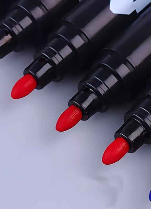 100 pezzi di pennarelli impermeabili, 2 mm, adatti per carta, metallo, vetro, ecc., ritorno a scuola, forniture per lo studio, colori scolastici, pennarelli, cancelleria, penne per scrivere, pennarelli colorati.