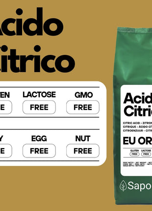 Acido Citrico - Cockatail, Vino, Pulizie, Enologia - Made in EU