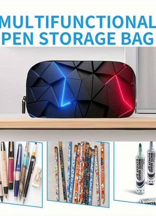 3pz Zaino Gamer in Nylon Leggero di Grande Capacità con Borsa Pranzo & Astuccio per Matite, Perfetto per Viaggi o Pendolarismo Quotidiano, Ottimo Regalo di Compleanno o Festività, Zaino da Viaggio