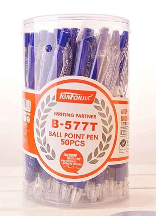 50pcs Penne Gel 0.7mm Nere, Blu e Rosse, Ideali per Ufficio, Scuola e Business