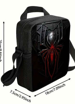 Marvel Set da 3 Pezzi Zaino Spider-Man Cartoon Leggero, Design Capiente. Include Zainetto a Spalla, Borsa a Tracolla e Astuccio per Matite. Ideale per Pendolari o Viaggi, Regalo Perfetto per San Valentino e Compleanni, per Adolescenti