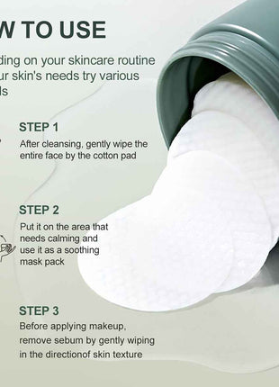 Facial Skin Care 4-piece Set, Mild Facial Cleanser + Hydrating Essence 30ml + Soothing Toner + Wet Compress 70 Pieces, Suitable For All Skin Types