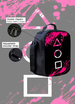 Offerta Speciale per il Ritorno a Scuola: Set da 3 Pezzi di Zaino Horror, Include un Grande Zaino Capiente, Astuccio e Borsa Pranzo con Cerniera e Spalline Regolabili – Ideale come Regalo per Viaggi e Pendolarismo, per Adolescenti