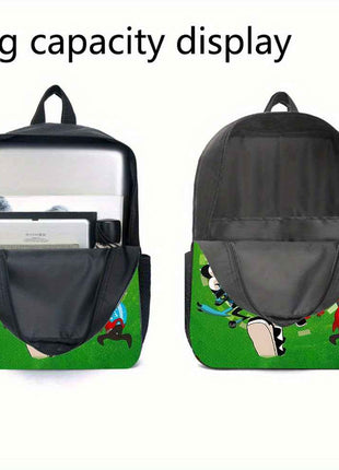 3 Pezzi Set Zaino Ben 10, 1*Borsa Pranzo, 1*Astuccio Portapenne, Grande Capacità Organizzatore da Viaggio con Chiusura a Cerniera, Ideale per Regali di Vacanza o Compleanno