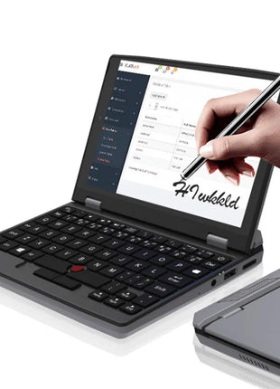 7 inch Mini Laptop Intel Procesador N100 16G RAM 256GB SSD With Touch Screen Pocket Netbook Windows 11 Notebook Pc Portable - Riparo82