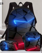 3pz Zaino Gamer in Nylon Leggero di Grande Capacità con Borsa Pranzo & Astuccio per Matite, Perfetto per Viaggi o Pendolarismo Quotidiano, Ottimo Regalo di Compleanno o Festività, Zaino da Viaggio