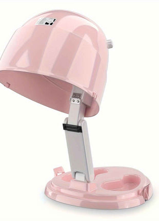 1875W Ionic Hooded Hair Dryer with 3 Heating Settings, Professional Ceramic Technology, Portable Sit-Under Dryer for Women, Black Dome Design for Home & Salon Use, Personal Grooming Accessory | Stylish Hooded Dryer | Adjustab